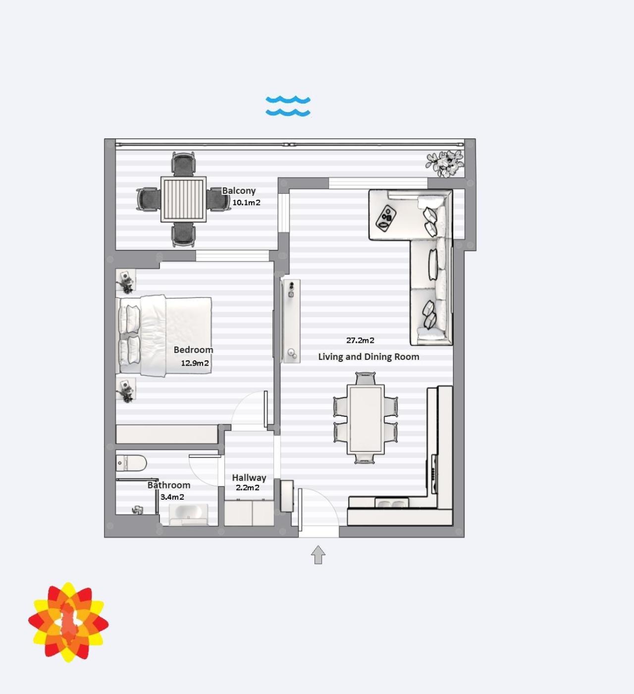 Rose Sea View Apartment Sarande Ngoại thất bức ảnh